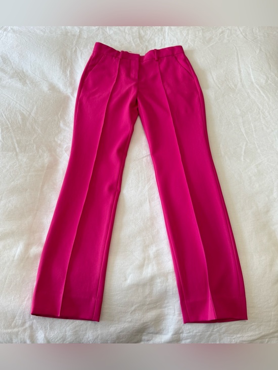 Tory Sport Pants - Tory Burch Sport | SZ 0 | Fuchsia Trousers Front Seam Straight Leg Ankle Pants